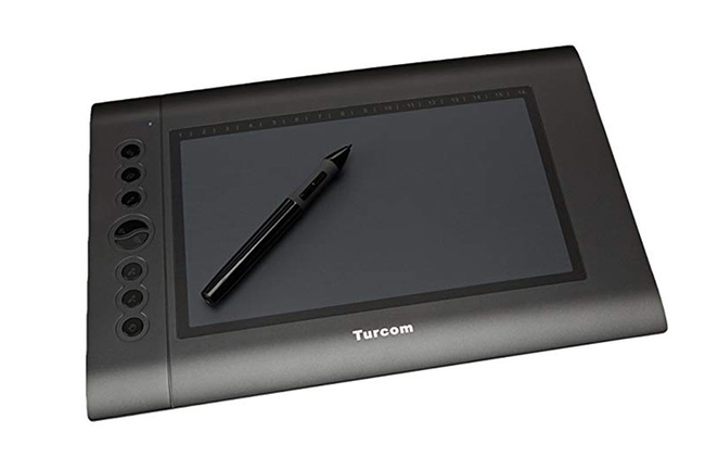 Beautiful Turcom pen sketch high resolution drawing tablet for Sketch Art Girl