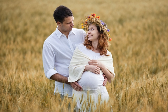 Fotografía de maternidad en pareja