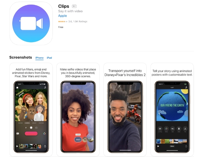 Clips - perfetta alternativa a iMovie