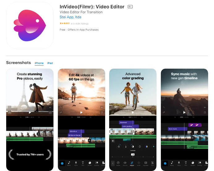 InVideo(Filmr): Video-Editor