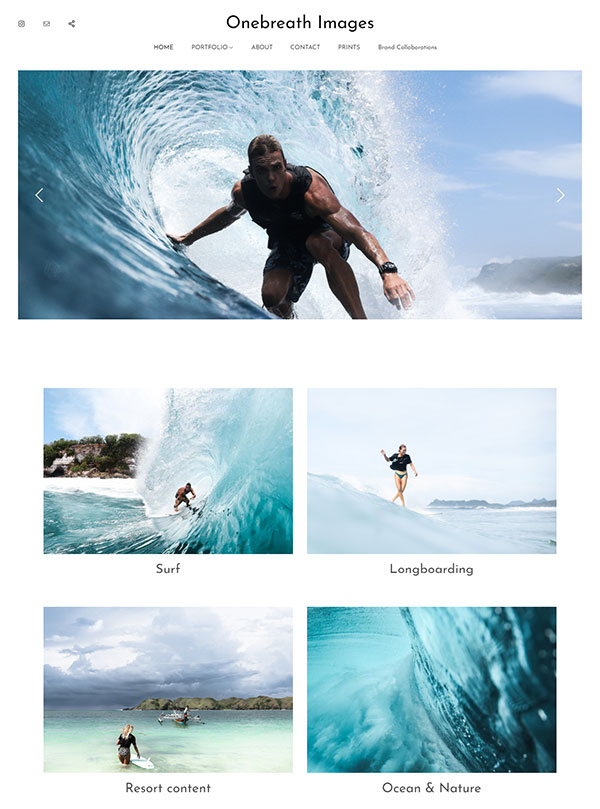 Best Sports Photography Portfolio site Examples Pixpa