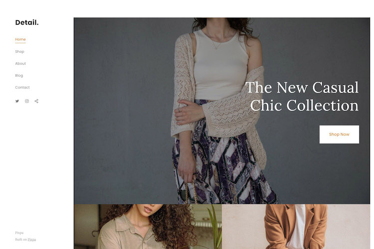 Website Templates for Fashion Portfolio Websites