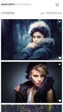 Client Proofing Tool: Create Private Galleries, Work with clients, Mark Favorites and deliver files digitally.